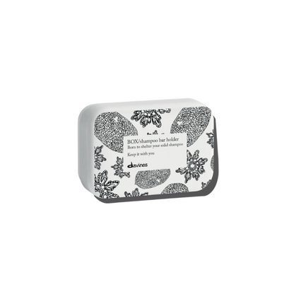 Davines MOMO Shampoo Bar & Case: Moisturizing Solid Shampoo for Dry or Dehydrated Hair
